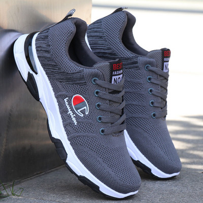 Férfi tornacipő hálós és gumi talppal