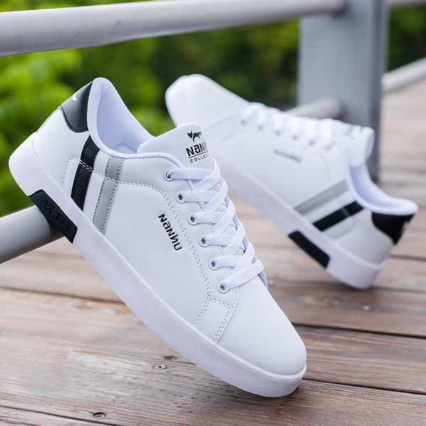 Férfi tornacipő ÚJ modell ökobőr nyakkendőkkel