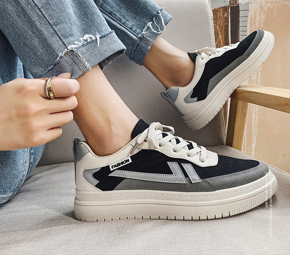 Öko bőrből készült férfi őszi tornacipő fűzős