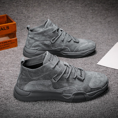 Öko szarvasbőrből készült téli férfi tornacipő fűzős többféle modellben