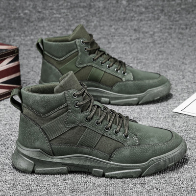 Öko szarvasbőrből készült téli férfi tornacipő fűzős többféle modellben