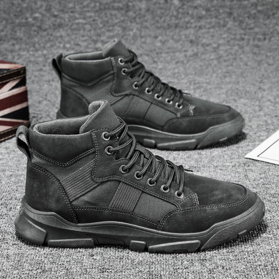 Öko szarvasbőrből készült téli férfi tornacipő fűzős többféle modellben