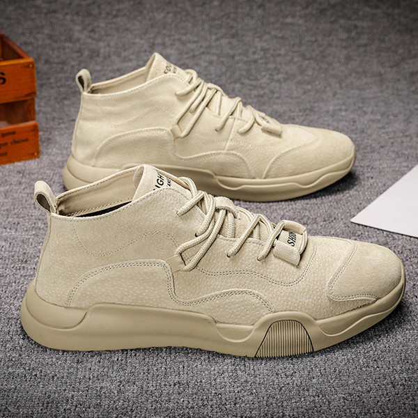 Öko szarvasbőrből készült téli férfi tornacipő fűzős többféle modellben