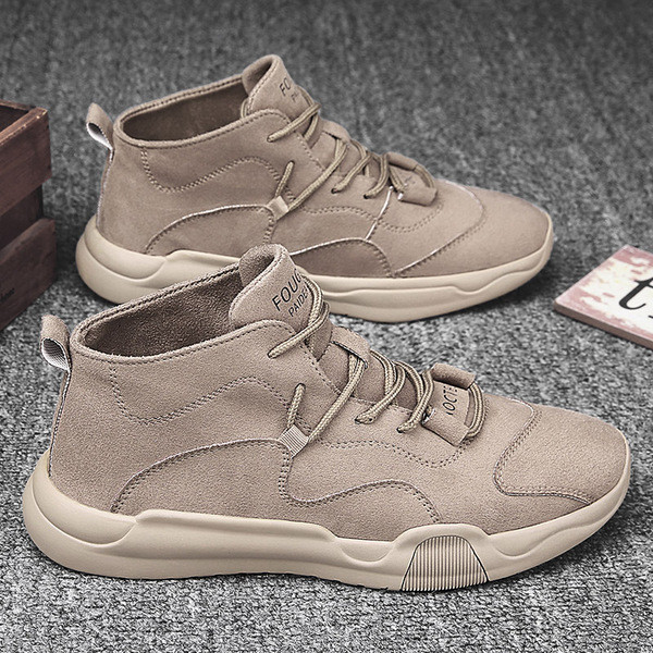 Öko szarvasbőrből készült téli férfi tornacipő fűzős többféle modellben