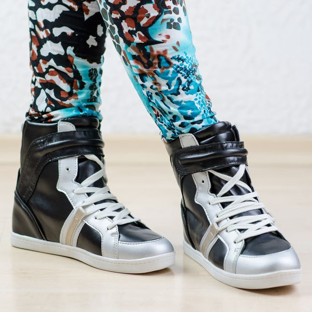 Дамски високи Кецове Urban в черно