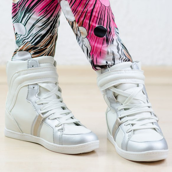 Дамски високи Кецове Urban в бяло