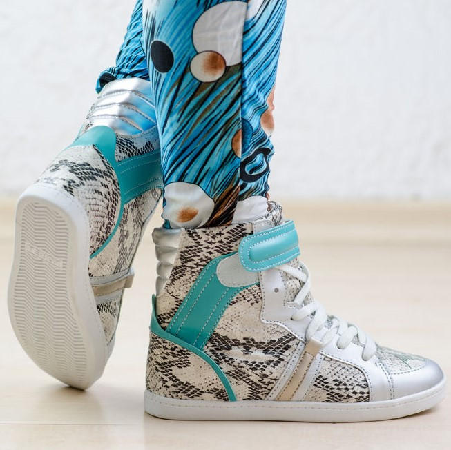 Дамски високи Кецове Urban змийско