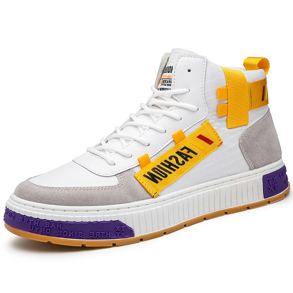 Öko bőrből és velúrból készült modern cipők bokamagassággal