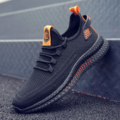 Légáteresztő, fűzős férfi tornacipő