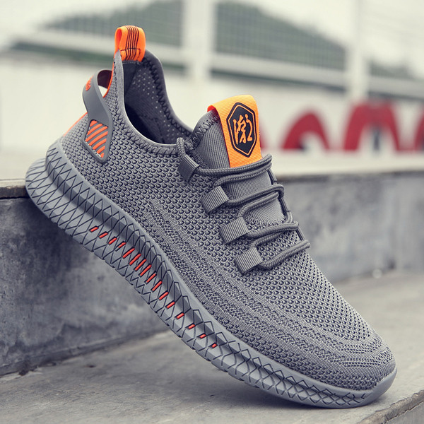 Légáteresztő, fűzős férfi tornacipő