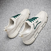 Férfi műbőr tornacipő lapos talppal, három modellben