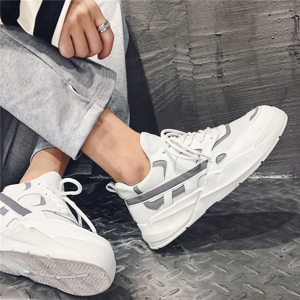 Férfi textil tornacipő fűzős