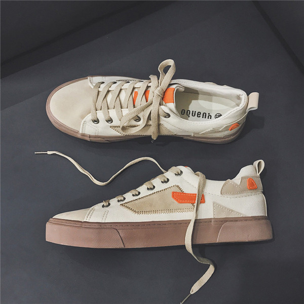 Eko velúrból készült férfi tornacipő lapos talppal