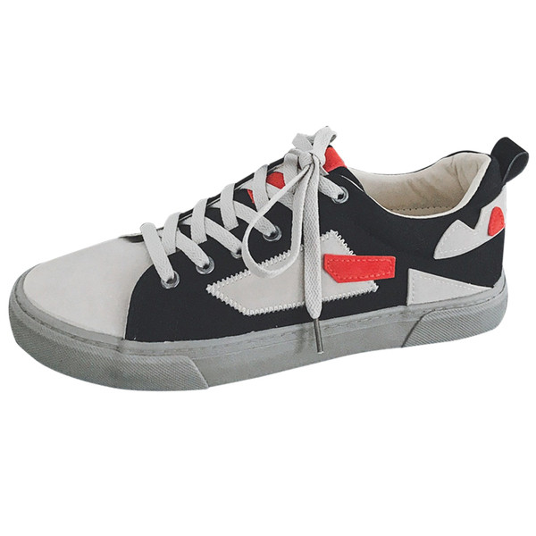 Eko velúrból készült férfi tornacipő lapos talppal