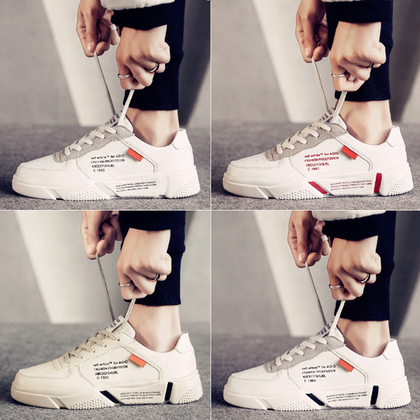 Férfi alkalmi tornacipő fűzővel és vastag talppal