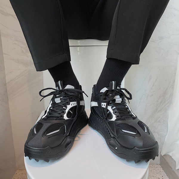 Új modell férfi tornacipő eco bőr fűzővel