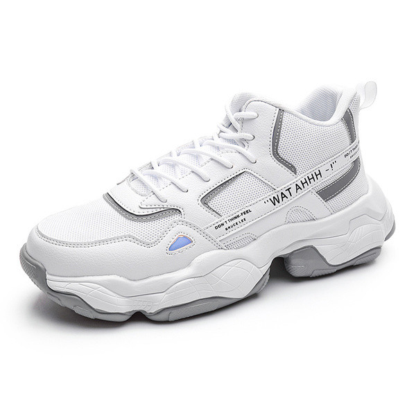 Durva talpú, feliratos férfi sportcipő