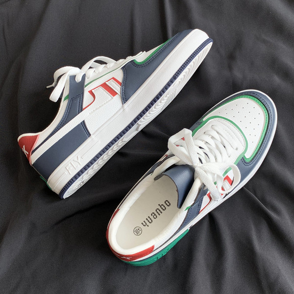 Légáteresztő férfi tornacipő lapos talppal