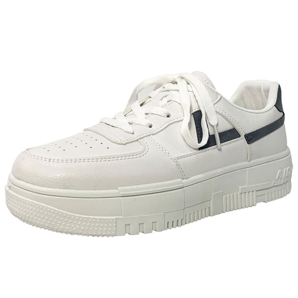 Alkalmi férfi tornacipő - eco bőrből, fűzős