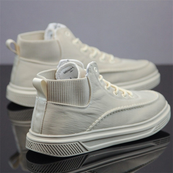 Férfi vászon tornacipő vastag talppal