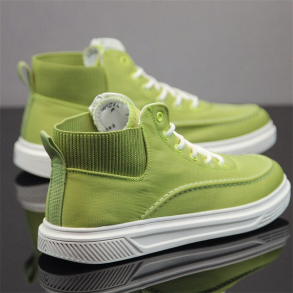 Férfi vászon tornacipő vastag talppal