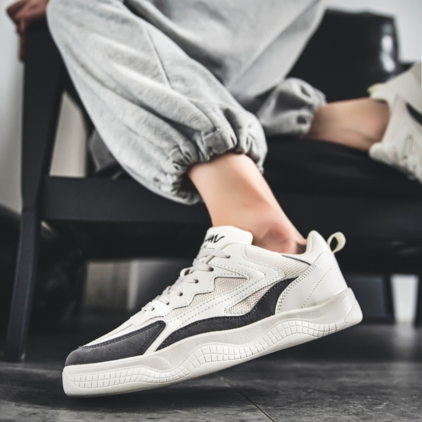 Modern férfi tornacipő fűzős vastag durva talppal