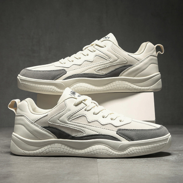 Modern férfi tornacipő fűzős vastag durva talppal