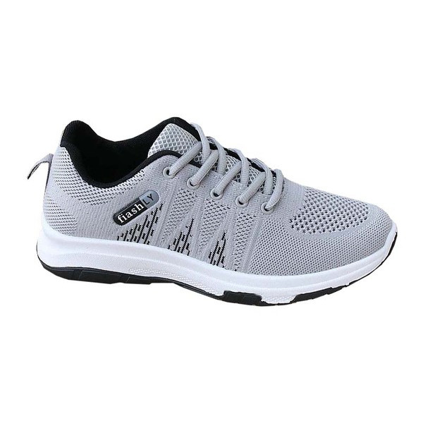 Férfi tornacipő hálóval és felirattal