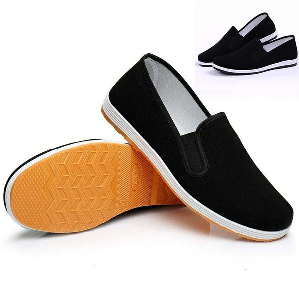 Férfi tornacipő textilből, lapos talppal