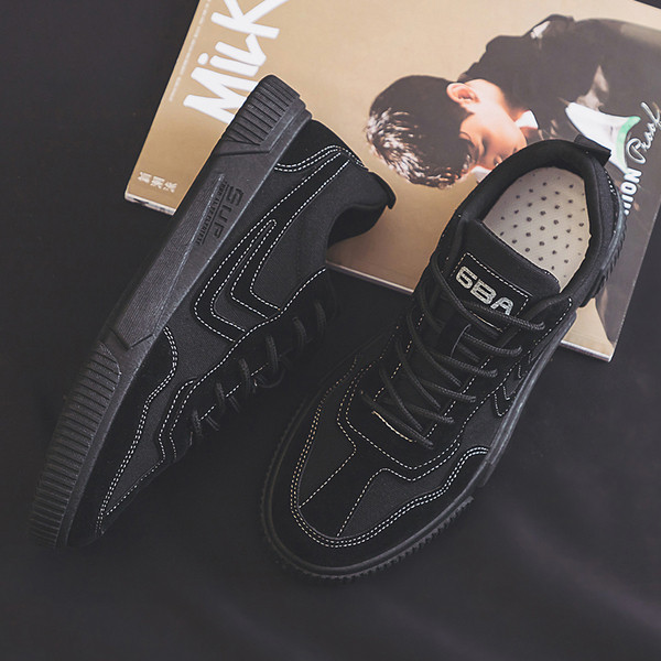 Modern férfi tornacipő öko velúrból és textilből