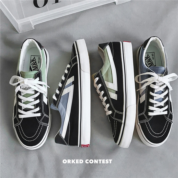 Eko velúrból készült férfi tornacipő lapos talppal