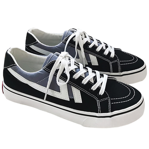 Eko velúrból készült férfi tornacipő lapos talppal