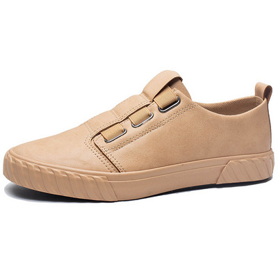 Alkalmi bőr tornacipő elasztikus megkötővel