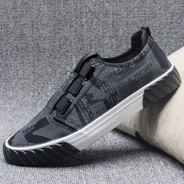 Alkalmi bőr tornacipő elasztikus megkötővel