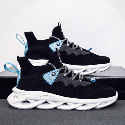 Légáteresztő, fűzős férfi textil tornacipő