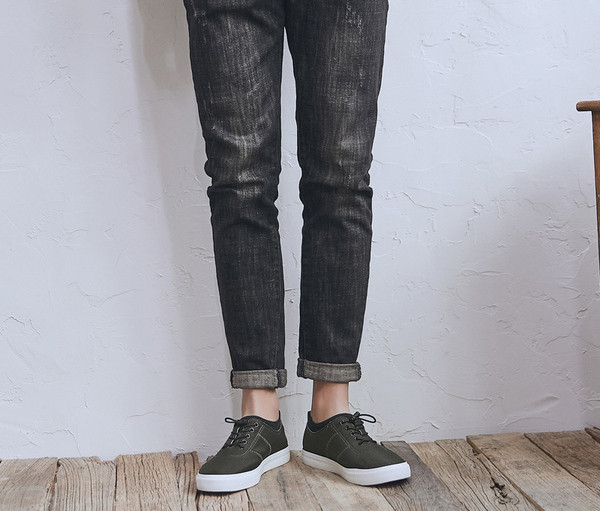 Modern lezser szövet tornacipő fűzővel