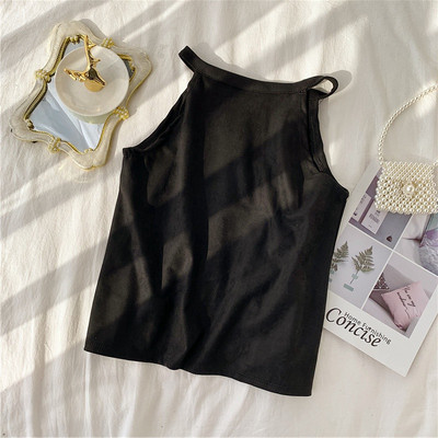 Alkalmi női felső sima modell kerek nyakkivágással