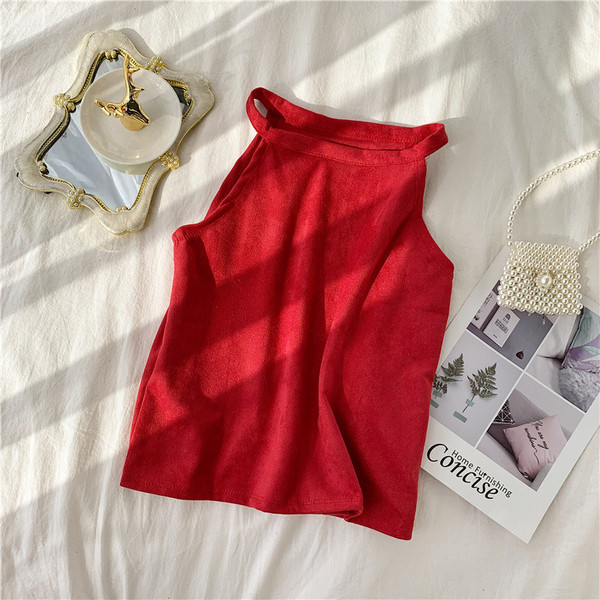 Alkalmi női felső sima modell kerek nyakkivágással