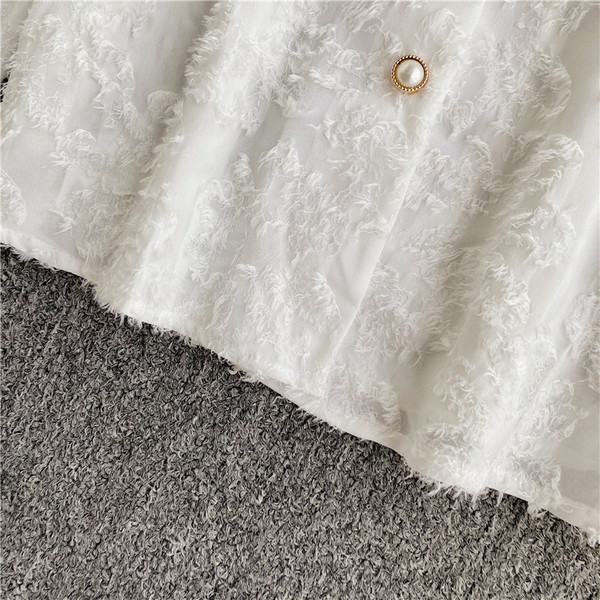 Stílusos női ing klasszikus gallérral