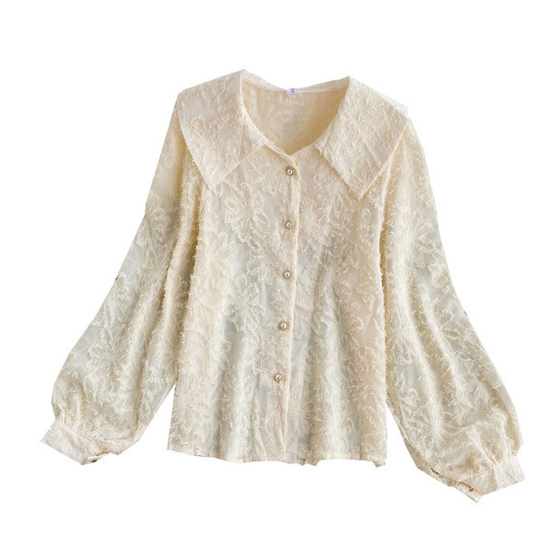 Stílusos női ing klasszikus gallérral