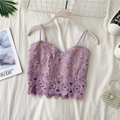 Moodne naiste pitsiline peenikeste rihmadega rinnakorv