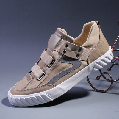 Eco-nahast kõrge mudeliga tossud elastsete sidemetega