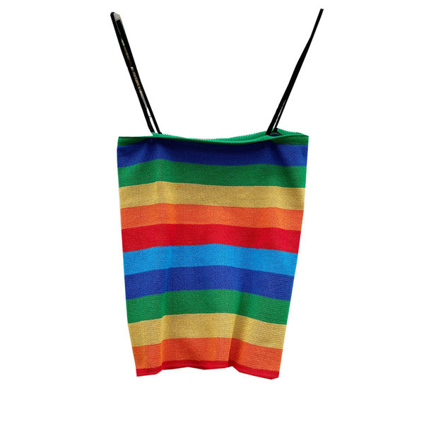 Naiste vabaaja topp õhukeste rihmadega tavaline mudel