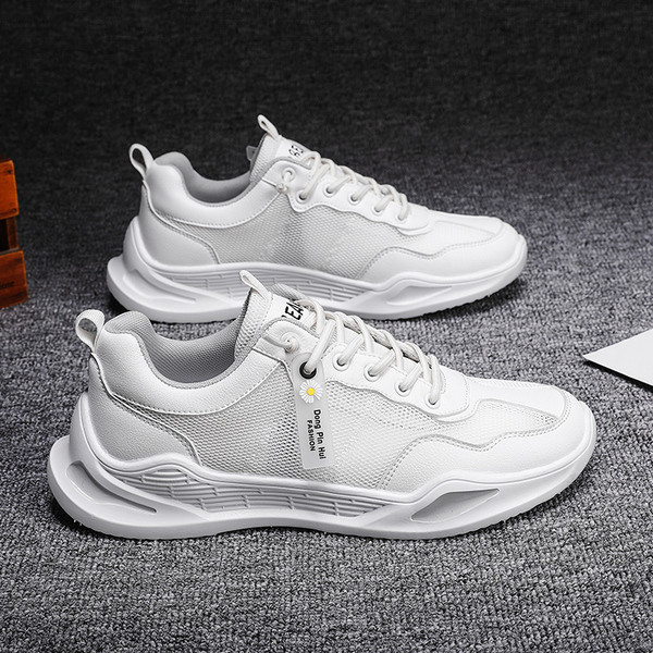 Öko-nahast ja võrkkangast meeste tossud