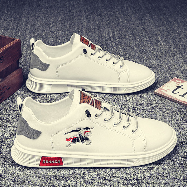 Eko-nahast värvilise tikandiga vabaaja meeste tossud