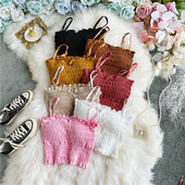 Naiste igapäevane lühike peenikeste rihmadega rinnakorv