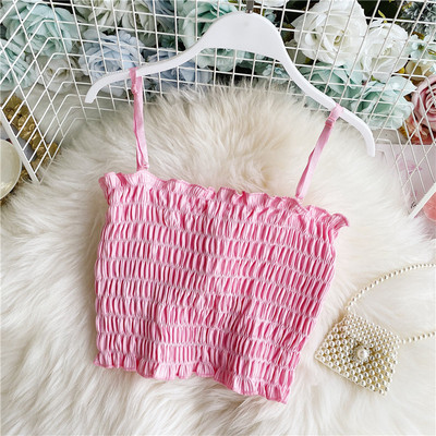 Naiste igapäevane lühike peenikeste rihmadega rinnakorv