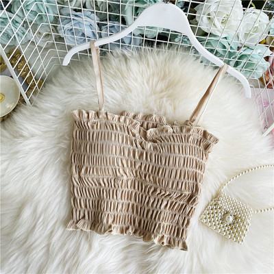 Naiste igapäevane lühike peenikeste rihmadega rinnakorv