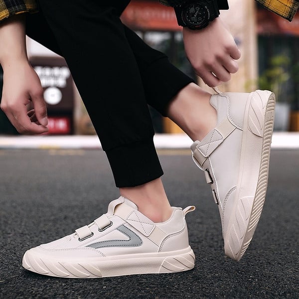 Lameda talla ja plaastritega moodsad meeste kunstnahast tossud