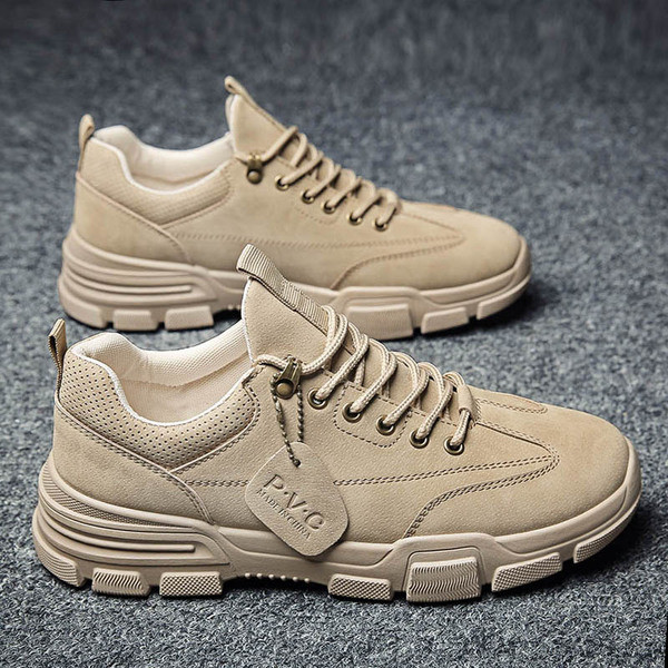 Vīriešu modernu apavu tipa kedas ar šņorēm un biezu zoli